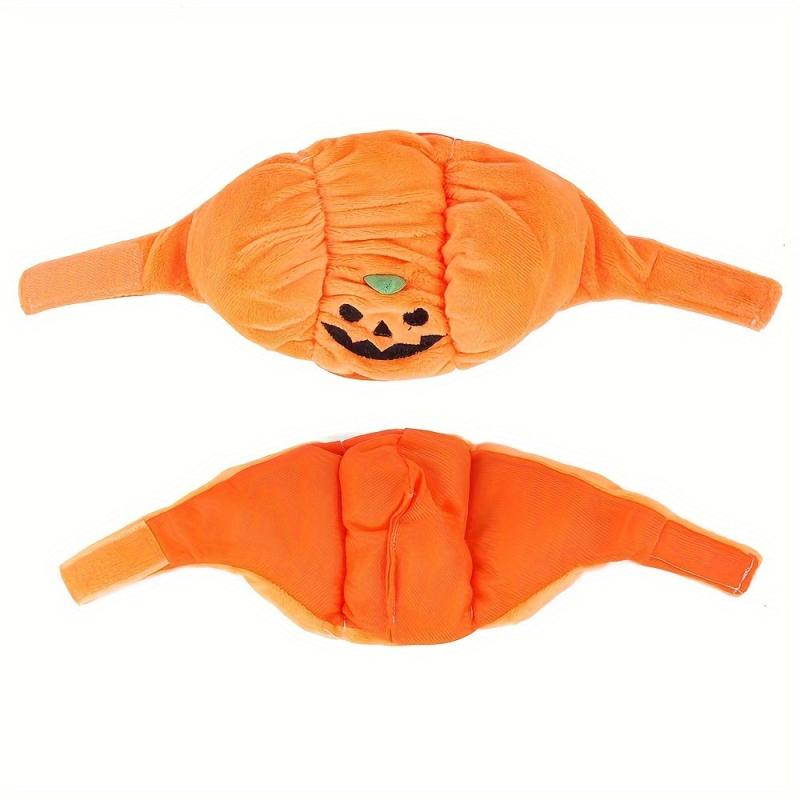 Pumpkin Cat Hat Warm Pet Costume For Halloween Party