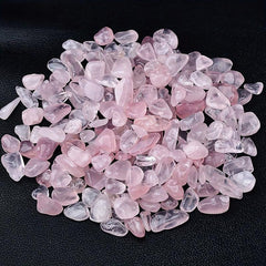 Rose Quartz Crystal Tumbled Stones for DIY Aromatherapy & Healing