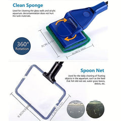 5-In-1 Fish Tank Cleaning Kit Multifunctional Aquarium Cleaning Tools