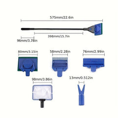 5-In-1 Fish Tank Cleaning Kit Multifunctional Aquarium Cleaning Tools