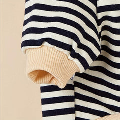 Striped Pet Coat with Hoodie for Spring & Summer