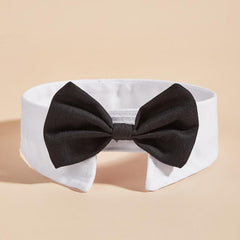 Formal Pet Bowtie Collar for Dogs & Cats Adjustable Neck Tie