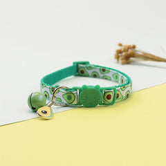 Fruit Cartoon Cat Collar with Bell for Pet Decoration