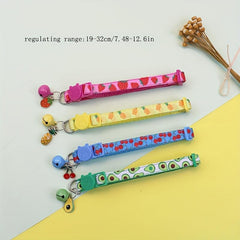 Fruit Cartoon Cat Collar with Bell for Pet Decoration