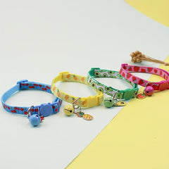 Fruit Cartoon Cat Collar with Bell for Pet Decoration