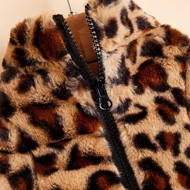 Leopard Print Dog Coat Halloween Christmas Costume