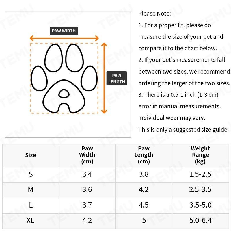Waterproof Non-Slip Dog Boots for Paw Protection