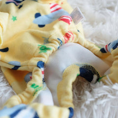 Cartoon Dog Sweater with Cashmere Warm Jumpsuit for Small Dog and Cat