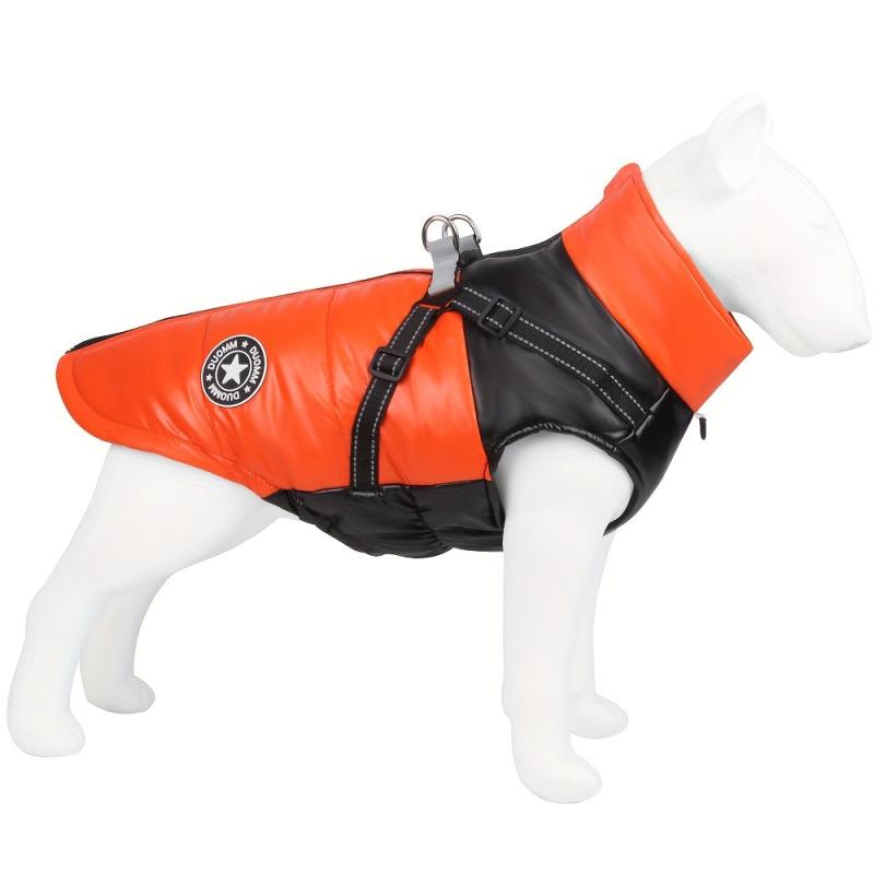 Pet Padded Coat Winter Warm Waterproof Dog Jacket Reflective Small-Medium Dogs