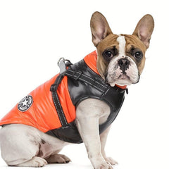 Pet Padded Coat Winter Warm Waterproof Dog Jacket Reflective Small-Medium Dogs