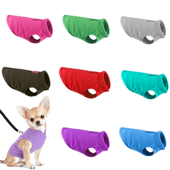 Cozy Winter Fleece Dog Jacket For French Bulldogs And Small Dogs