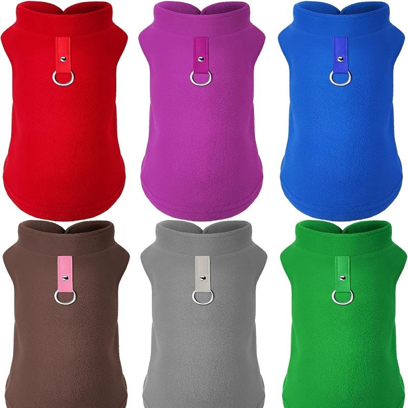 Cozy Winter Fleece Dog Jacket For French Bulldogs And Small Dogs