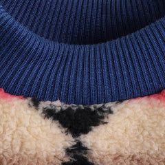 Striped Dog Fleece Sweater Warm Puppy Pajamas Pet Apparel