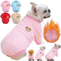 Bear Fleece Sweater for Small, Medium, and Large Dogs