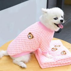 Bear Fleece Sweater for Small, Medium, and Large Dogs