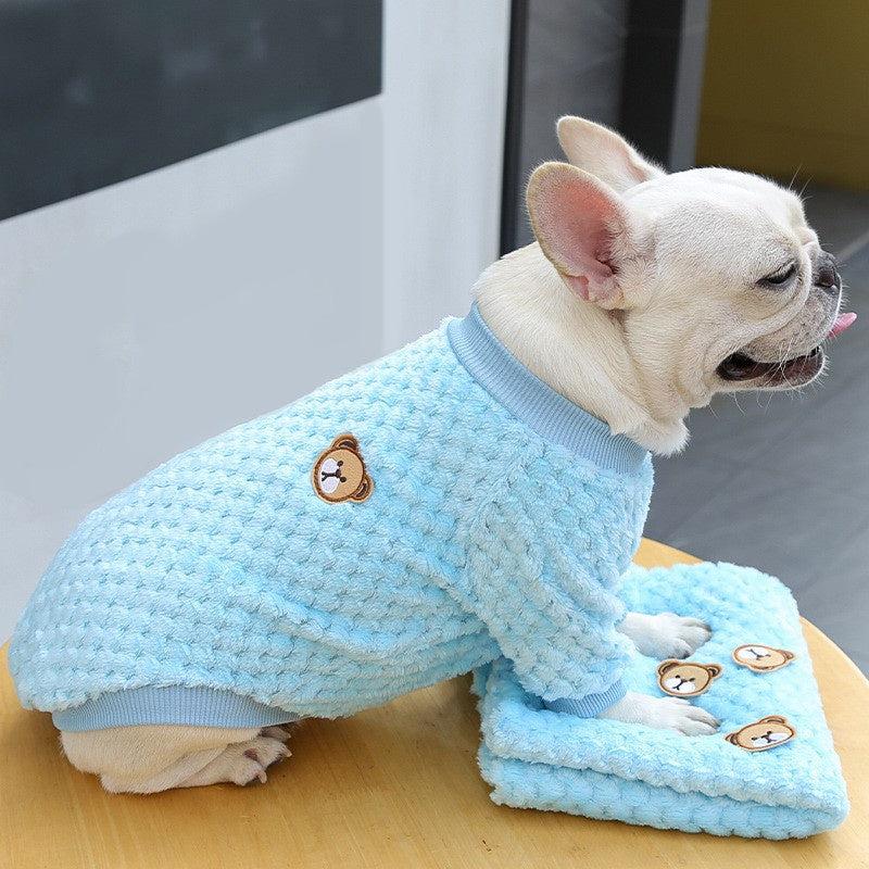 Bear Fleece Sweater for Small, Medium, and Large Dogs