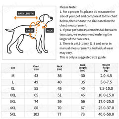 Waterproof Reversible Dog Vest Winter Coat Warm Dog Apparel