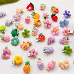 5Pcs Pet Hair Clips Dog Cat Hair Decoration Assorted Varieties
