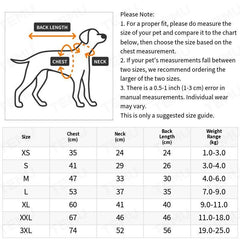 Reflective Letter Graphic Dog Coat Zip Up Thick Padded Jacket