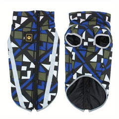 Warm Dog Jacket for Medium to Large Dogs - Windproof and Rainproof Pet Coat