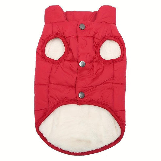 Warm Dog Coat Windproof Fleece Jacket for Small/Medium Dogs