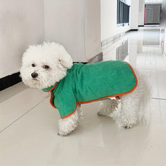 Quick Drying Puppy Bathrobe Towel for Dogs and Cats