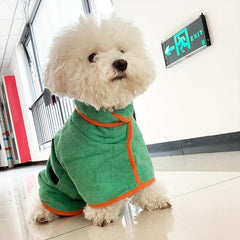 Quick Drying Puppy Bathrobe Towel for Dogs and Cats