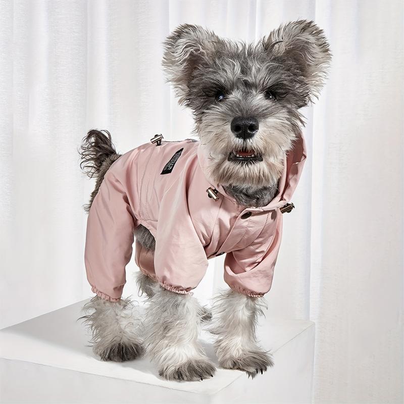 Reflective Pet Raincoat Waterproof and Breathable Dog Jacket