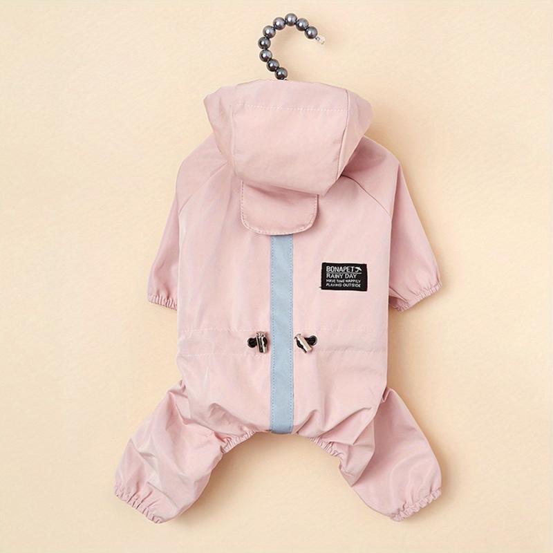 Reflective Pet Raincoat Waterproof and Breathable Dog Jacket