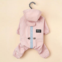 Reflective Pet Raincoat Waterproof and Breathable Dog Jacket