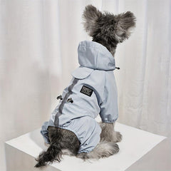 Reflective Pet Raincoat Waterproof and Breathable Dog Jacket