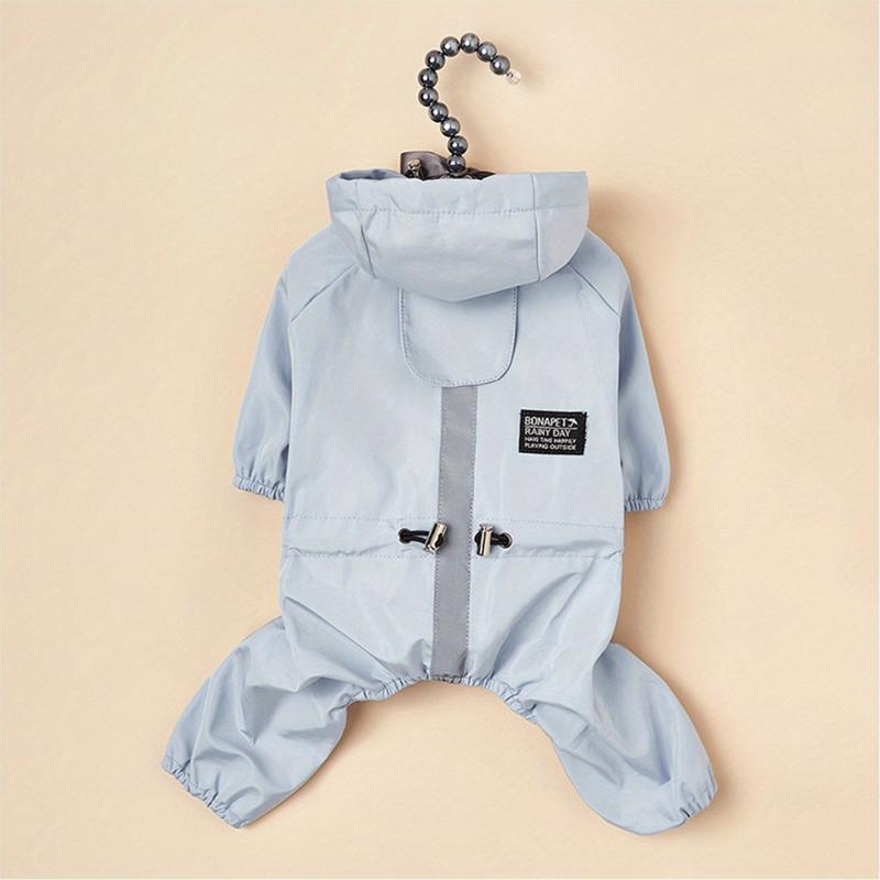 Reflective Pet Raincoat Waterproof and Breathable Dog Jacket