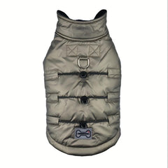 Waterproof Dog Winter Coat Adjustable Warm Jacket