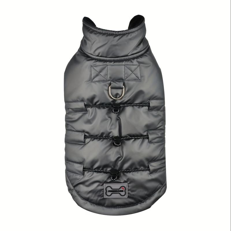 Waterproof Dog Winter Coat Adjustable Warm Jacket