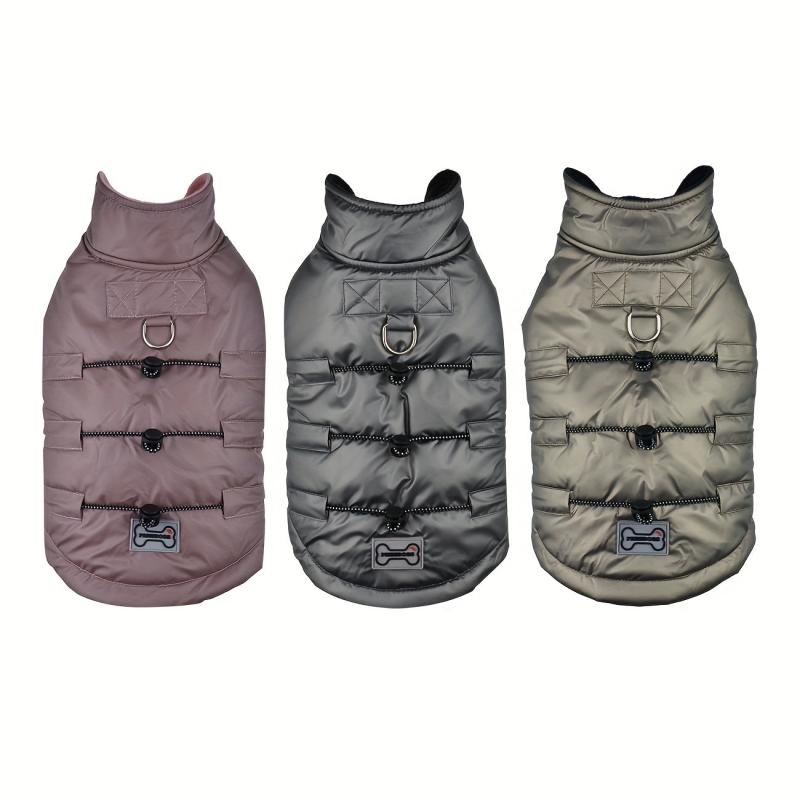 Waterproof Dog Winter Coat Adjustable Warm Jacket