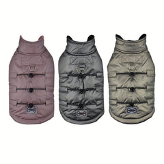 Waterproof Dog Winter Coat Adjustable Warm Jacket