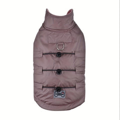 Waterproof Dog Winter Coat Adjustable Warm Jacket