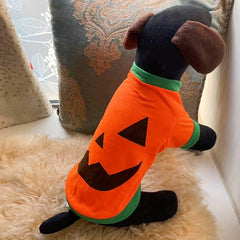 Halloween Pet Dress Up Costume Pumpkin Dog Sweatshirt