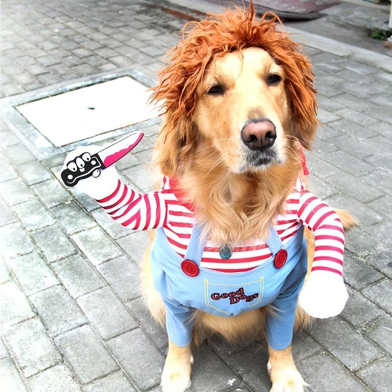 Pet Costumes & Dagger Toys for Medium & Large Dogs - Christmas & Halloween