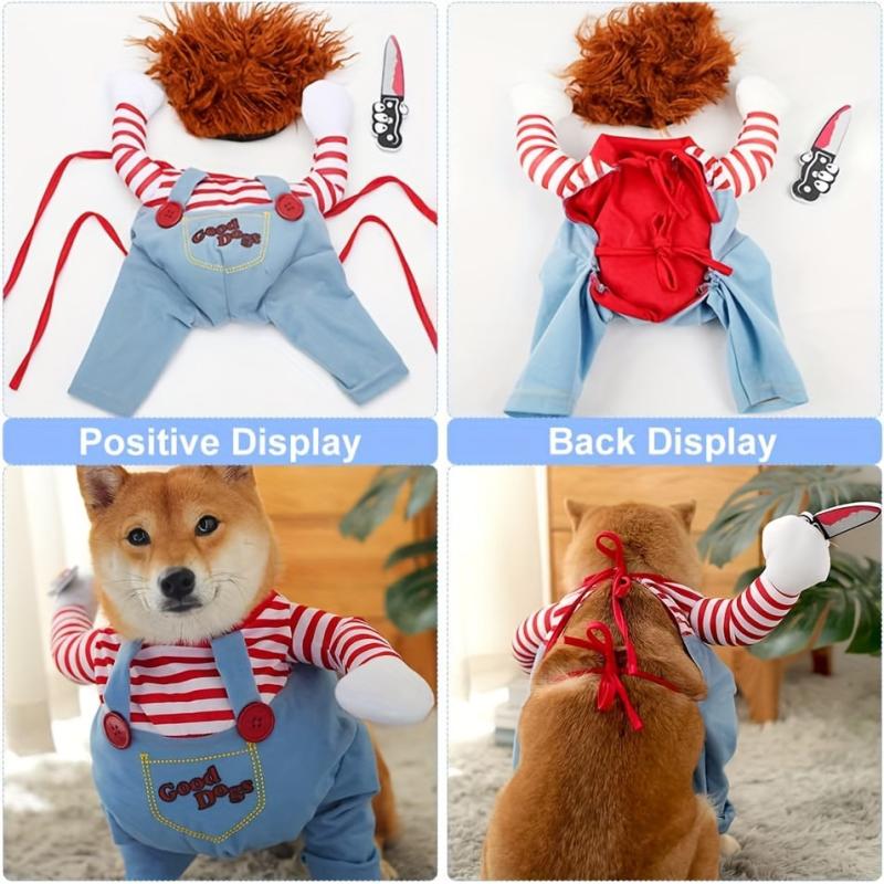Pet Costumes & Dagger Toys for Medium & Large Dogs - Christmas & Halloween