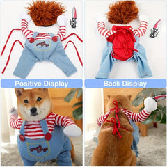 Pet Costumes & Dagger Toys for Medium & Large Dogs - Christmas & Halloween