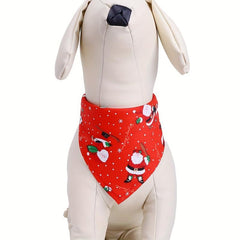 Christmas Dog Scarf Triangle Bib for Pets