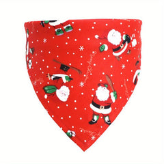 Christmas Dog Scarf Triangle Bib for Pets