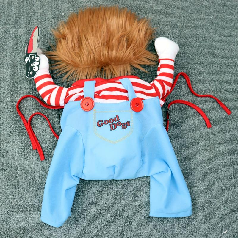 1pc Pet Deadly Doll Dog Costume Funny Dog Cosplay Halloween