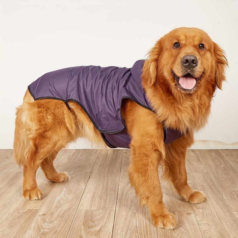 Reflective Hooded Waterproof Dog Raincoat