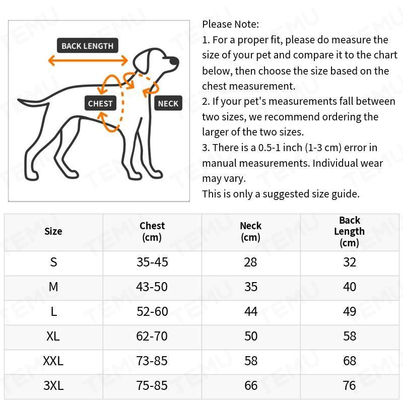 Reflective Hooded Waterproof Dog Raincoat