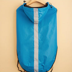 Reflective Hooded Waterproof Dog Raincoat