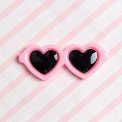 Heart Sunglasses Dog Hair Clips for Summer Grooming