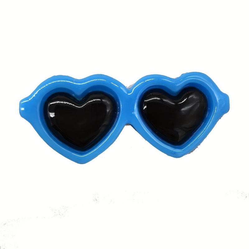 Heart Sunglasses Dog Hair Clips for Summer Grooming
