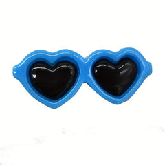 Heart Sunglasses Dog Hair Clips for Summer Grooming